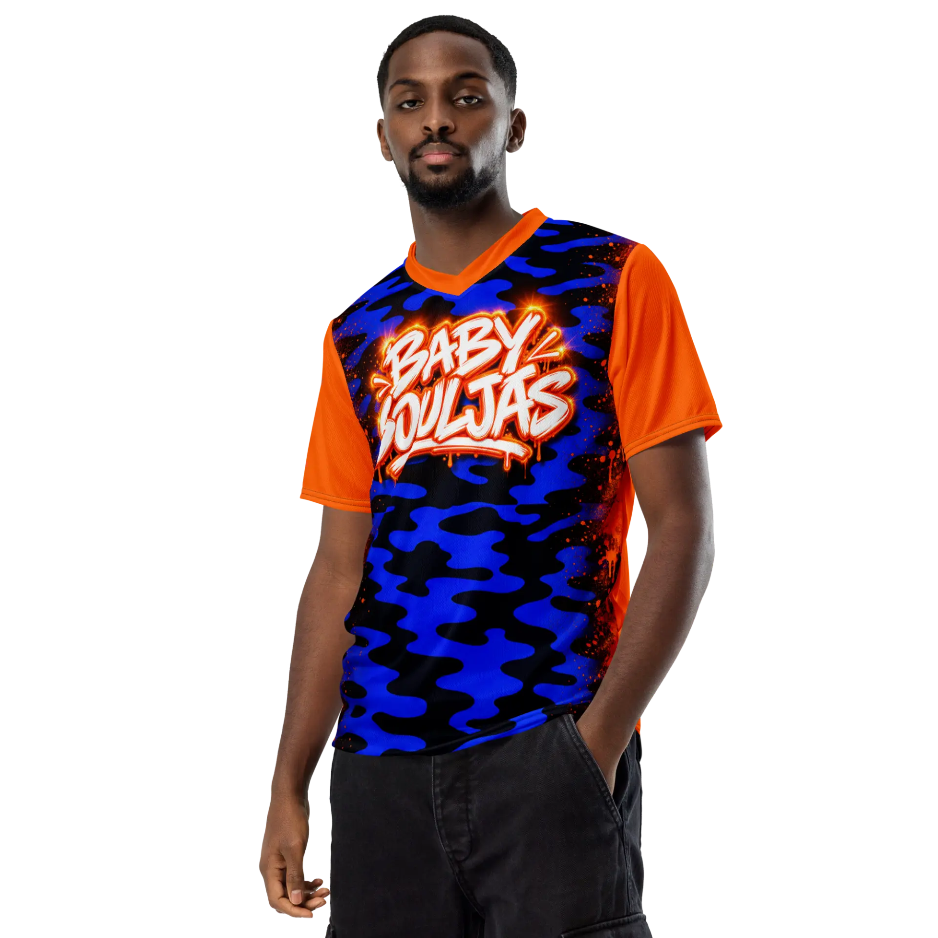 Orange Spray Jersey